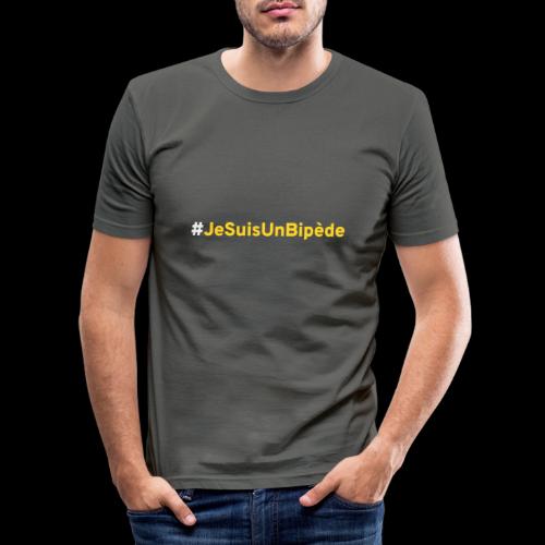 JeSuisUnBipede02 - T-shirt près du corps Homme