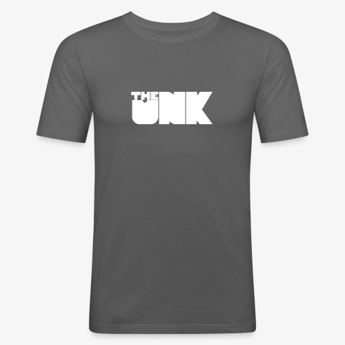 The Unk Wit Zonder Border - Mannen slim fit T-shirt