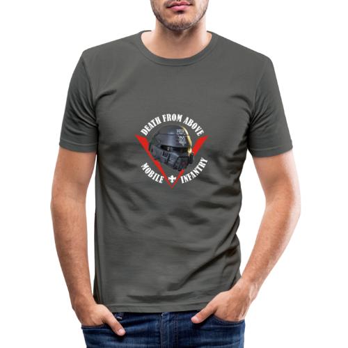 death from above bright - Männer Slim Fit T-Shirt