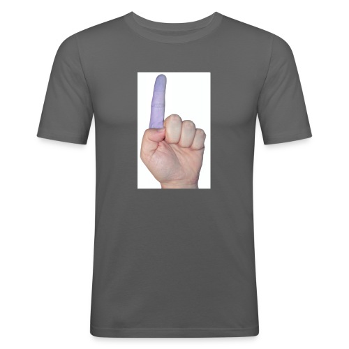 blauwvinger - Mannen slim fit T-shirt
