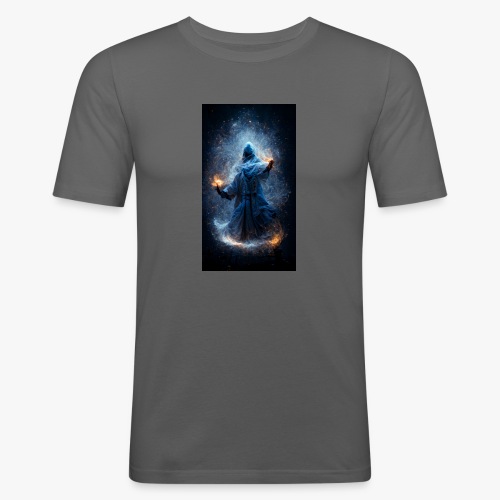 Blå tryllekunstner - Herre Slim Fit T-Shirt
