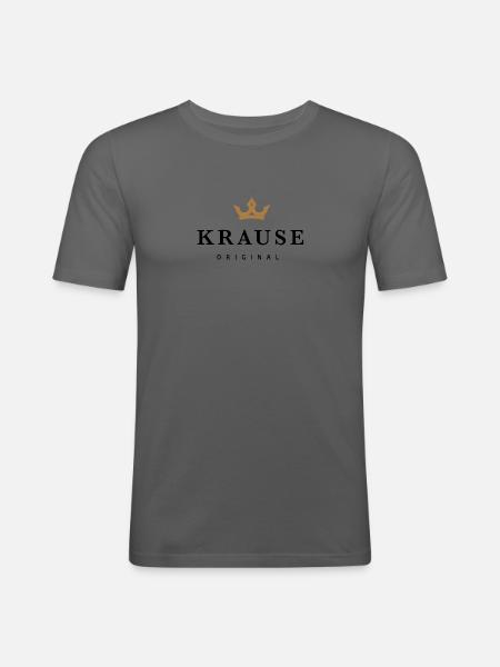 Ruff - Men's Slim Fit T-Shirt - graphite grey