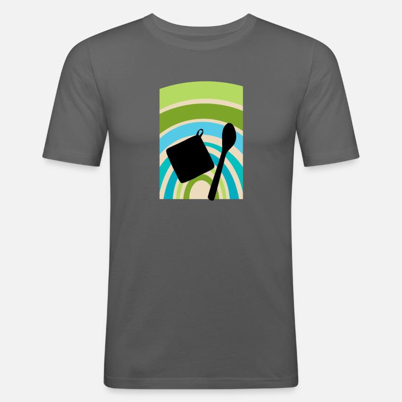 Backen Bäcker Bäcker Bäcker - Männer Slim Fit T-Shirt - Graphite
