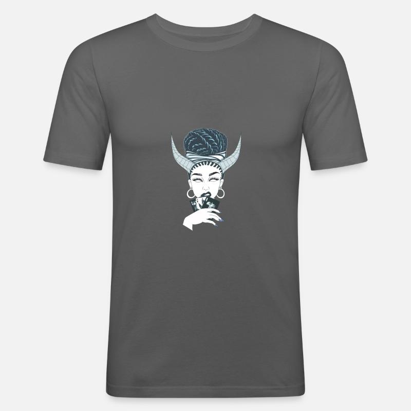 Wild - Männer Slim Fit T-Shirt - Graphite