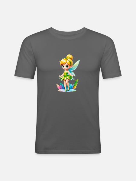 Little Fairy 7 - Men's Slim Fit T-Shirt - graphite grey