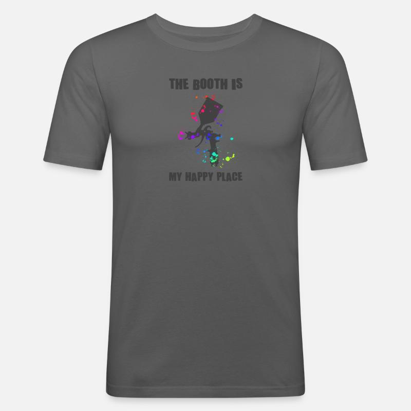 Auto Tuner Lackierer Painter Geschenk - Männer Slim Fit T-Shirt - Graphite