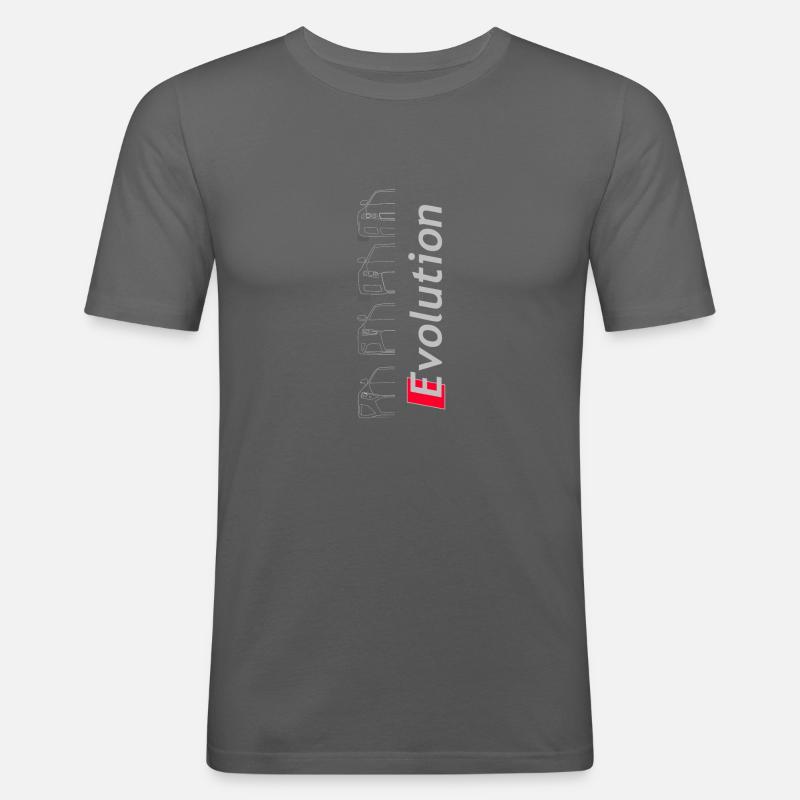 RS-Evolution - Männer Slim Fit T-Shirt - Graphite