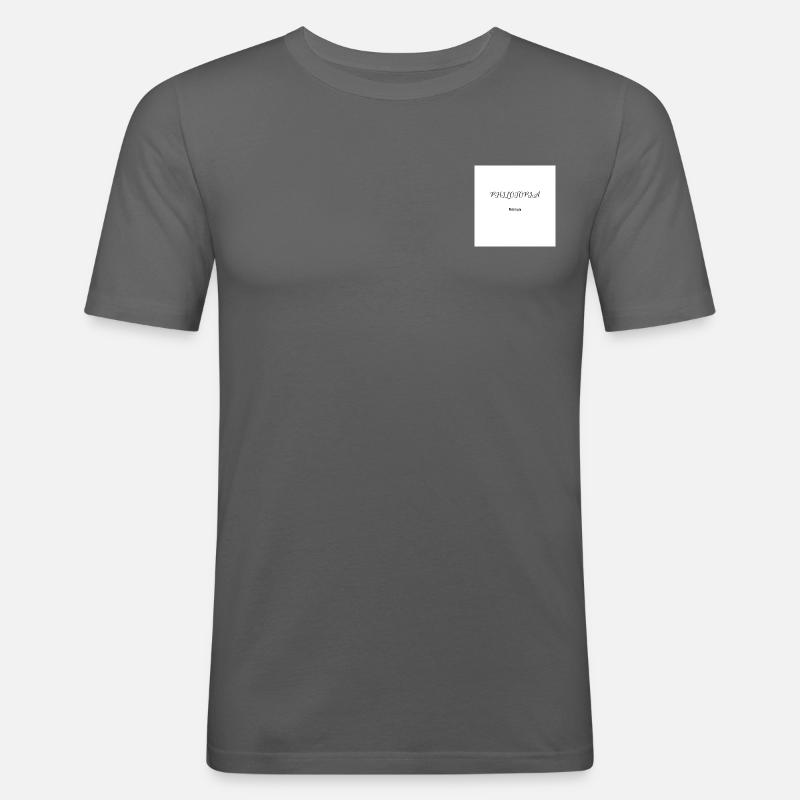 Philotopia - Männer Slim Fit T-Shirt - Graphite