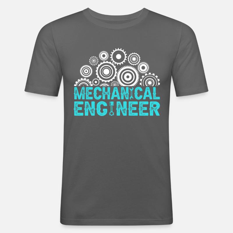 Mechanics Engineer Mechanical Engineering - Men's Slim Fit T-Shirt - graphite grey