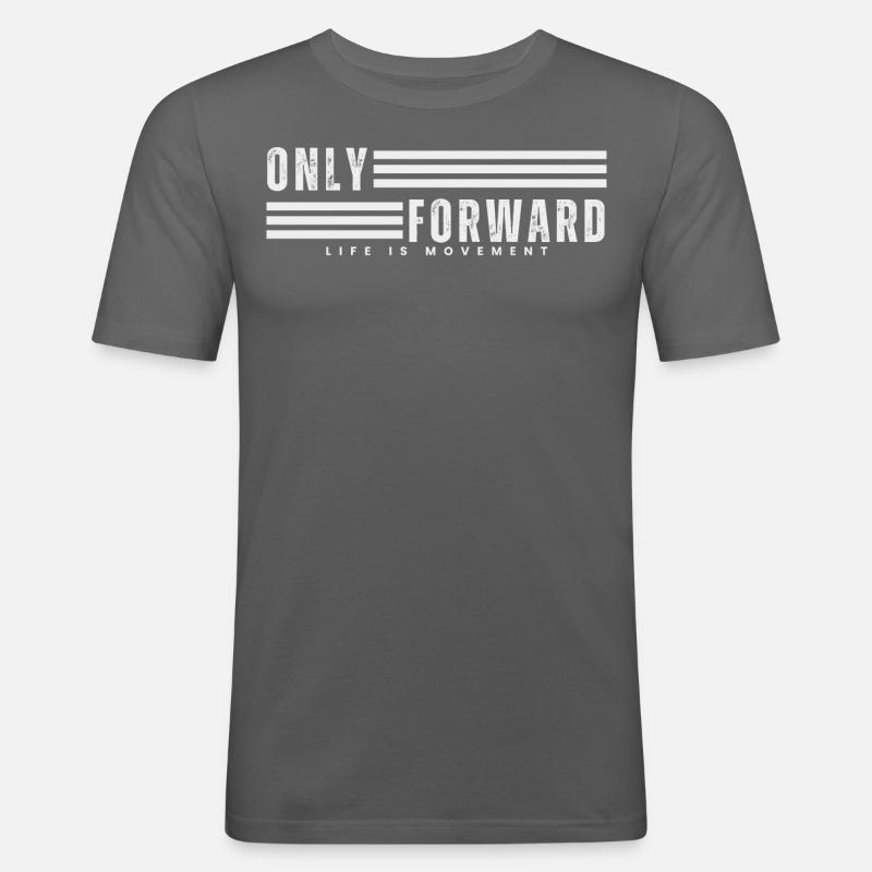 ONLY FORWARD - Männer Slim Fit T-Shirt - Graphite