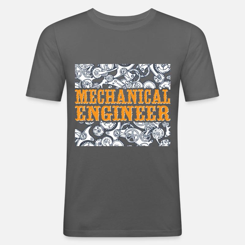 Mechanics Engineer Mechanical Engineering - Men's Slim Fit T-Shirt - graphite grey