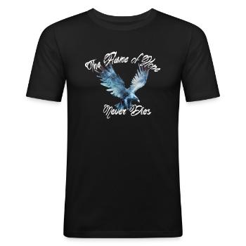 Phoenix Firebird - Men's Slim Fit T-Shirt - black - Front - Nik (191cm)