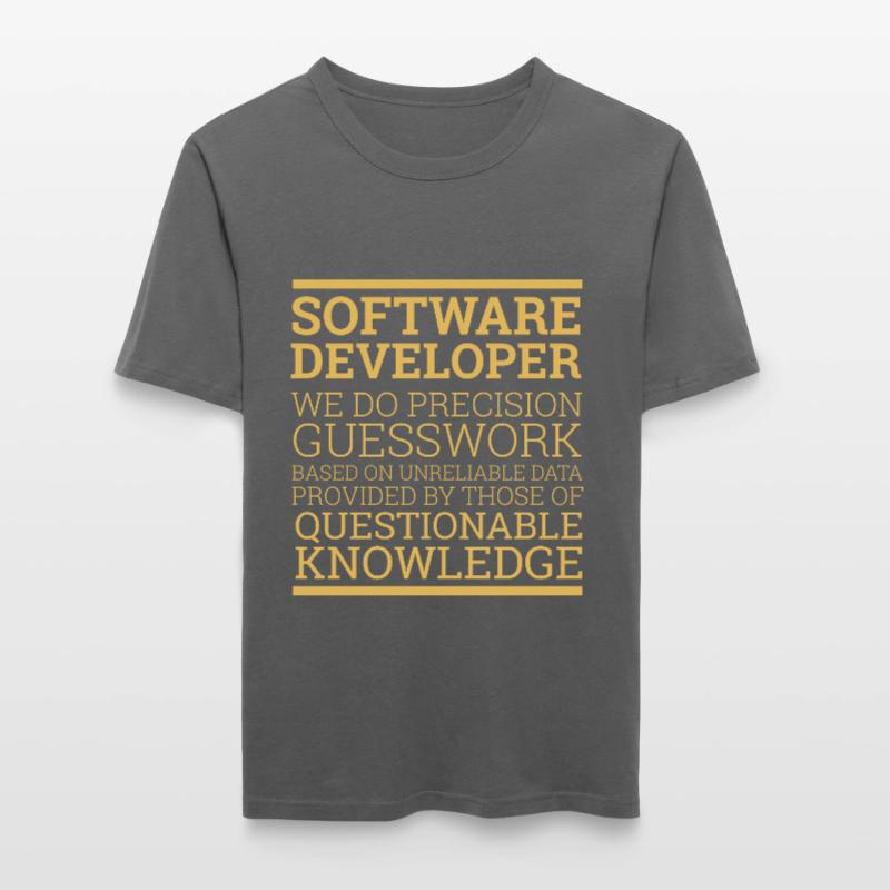 "Software Developer" | Programmierer Männer Slim Fit T-Shirt