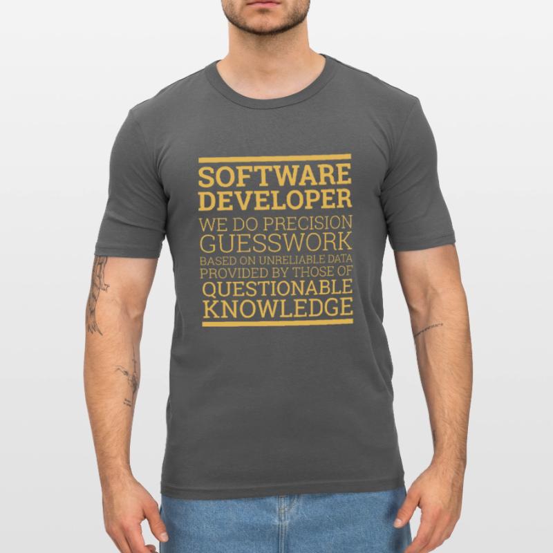 « Software Developer » | Programmeurs T-shirt près du corps Homme