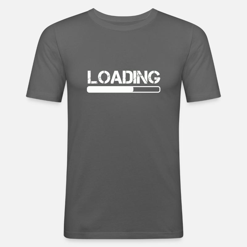 loading - Männer Slim Fit T-Shirt - Graphite