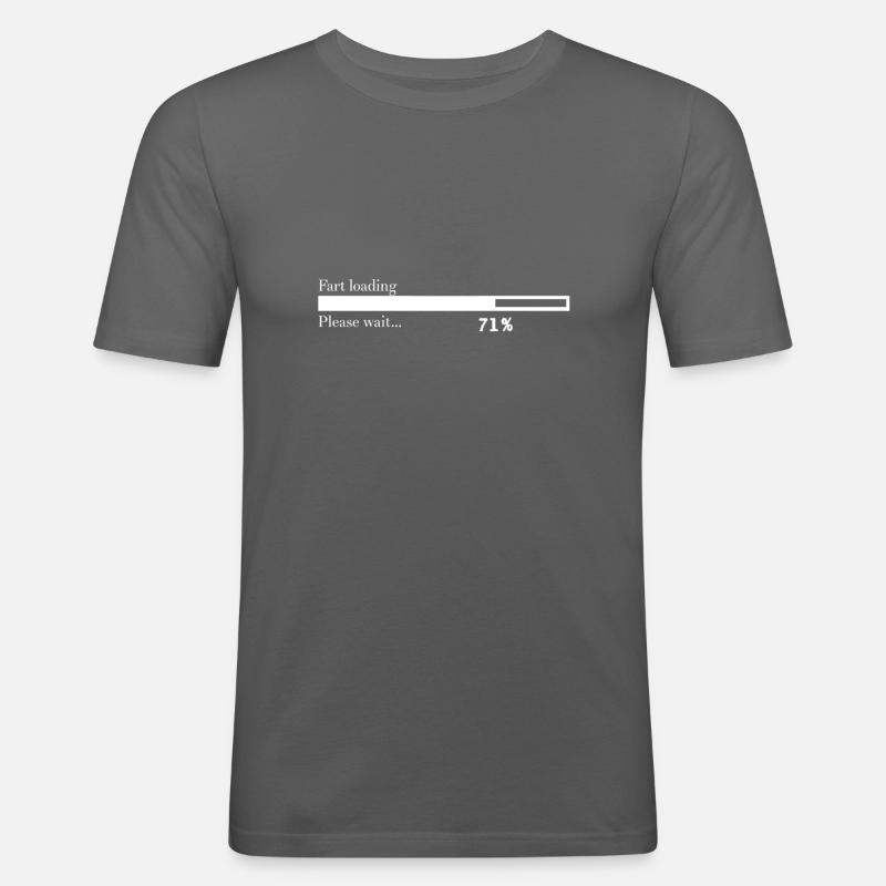 Fart loading Please wait... 71% - Männer Slim Fit T-Shirt - Graphite