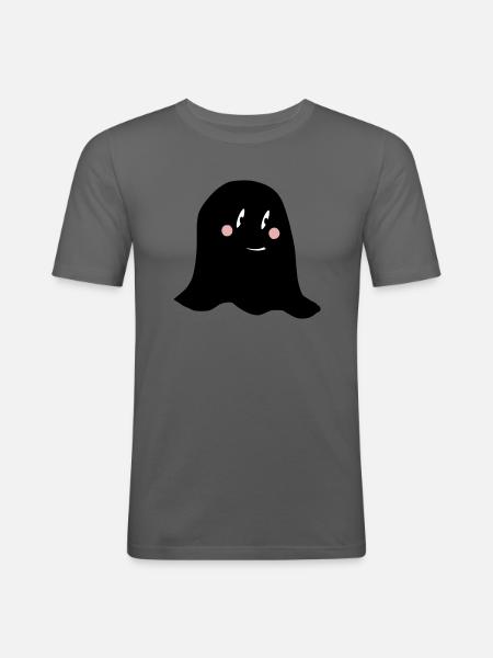 Ghosti - Männer Slim Fit T-Shirt - Graphite