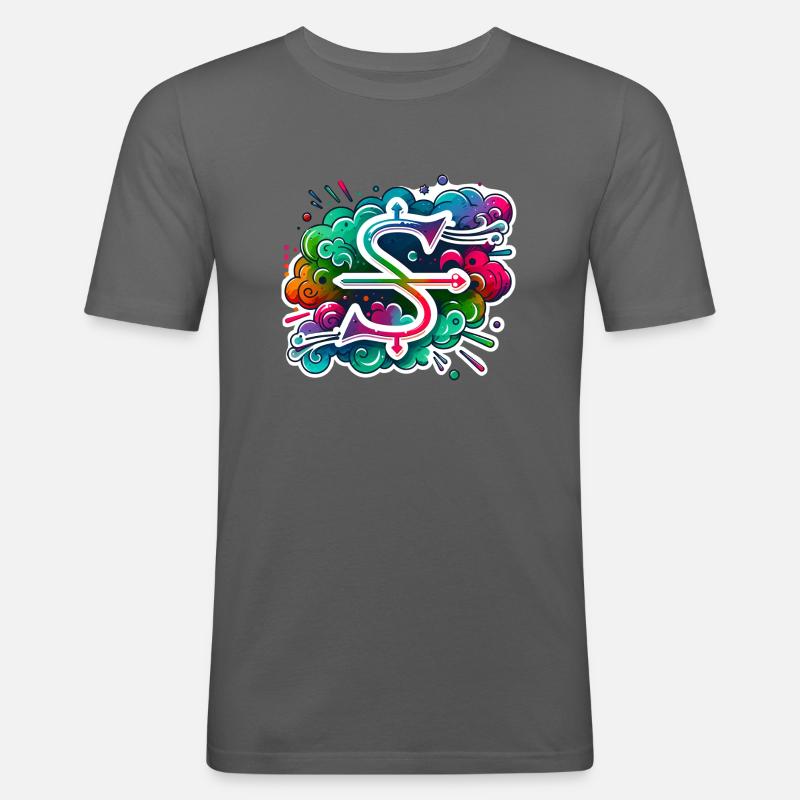 Zodiac Sagittarius - Men's Slim Fit T-Shirt - graphite grey