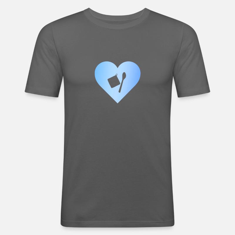Backwaren Bäcker Bäcker - Männer Slim Fit T-Shirt - Graphite