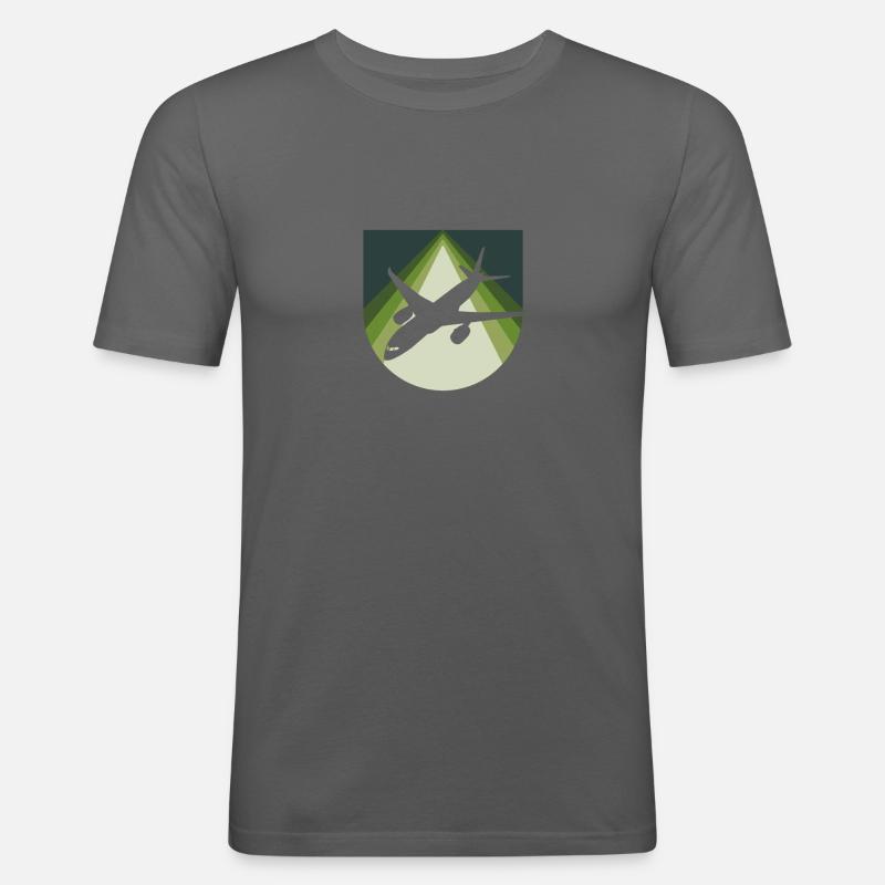 Luftfahrt Luftfahrt Luftfahrt - Männer Slim Fit T-Shirt - Graphite