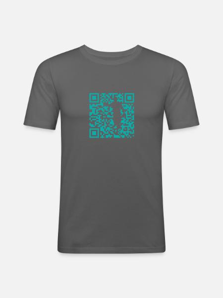 Discgolf Sportart Discgolf - Männer Slim Fit T-Shirt - Graphite