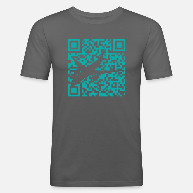Aerospace Engineering Luftfahrt Flieger - Männer Slim Fit T-Shirt - Graphite