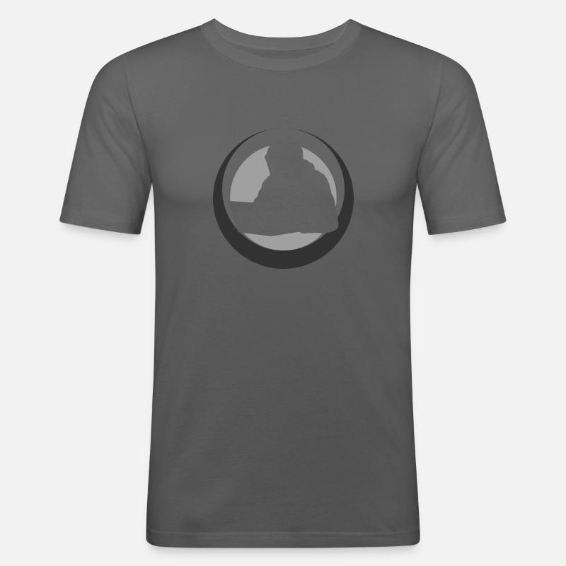 Informatik Hacker Hacken - Männer Slim Fit T-Shirt - Graphite