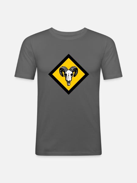 Gotland - Männer Slim Fit T-Shirt - Graphite