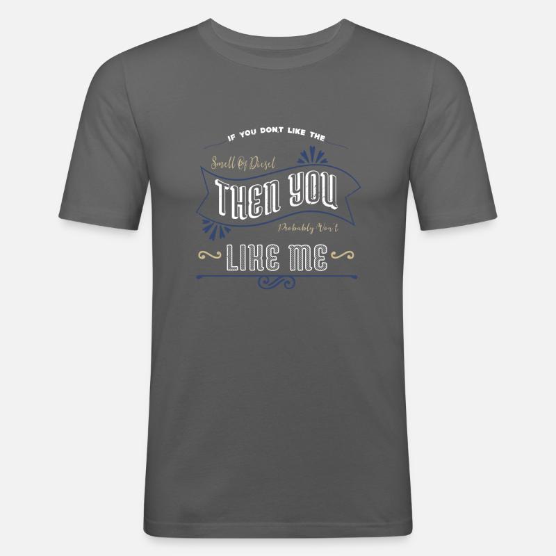statement jokes technician baseballcoffeemug - Männer Slim Fit T-Shirt - Graphite