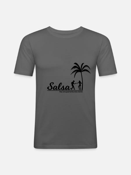 Salsa - Men's Slim Fit T-Shirt - graphite grey