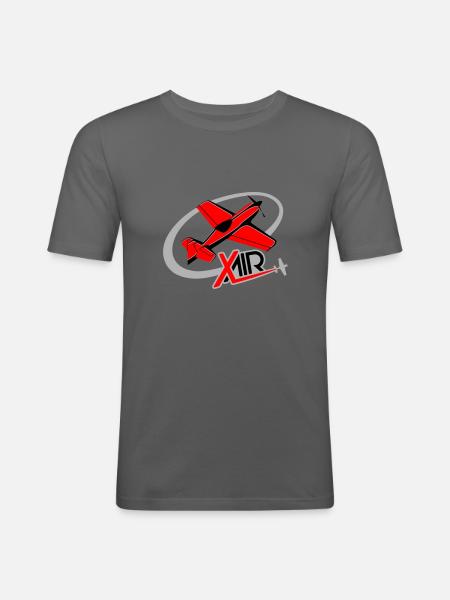 XtremeAir Aerobatic Flight - Men's Slim Fit T-Shirt - graphite grey