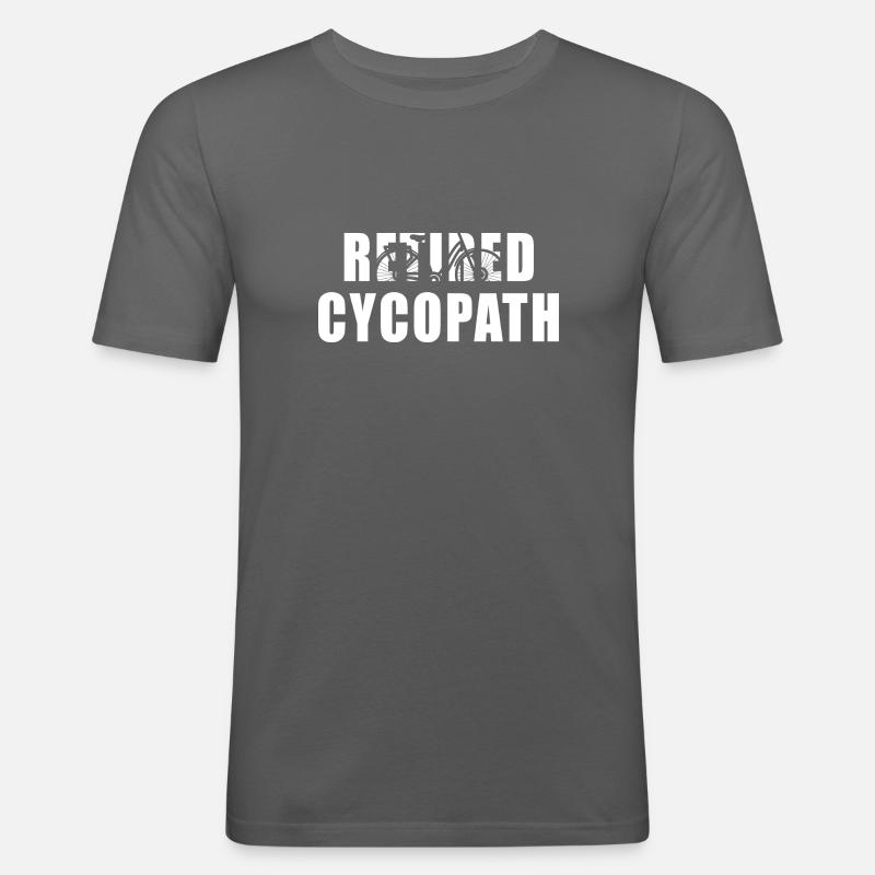 Cycopath - Männer Slim Fit T-Shirt - Graphite