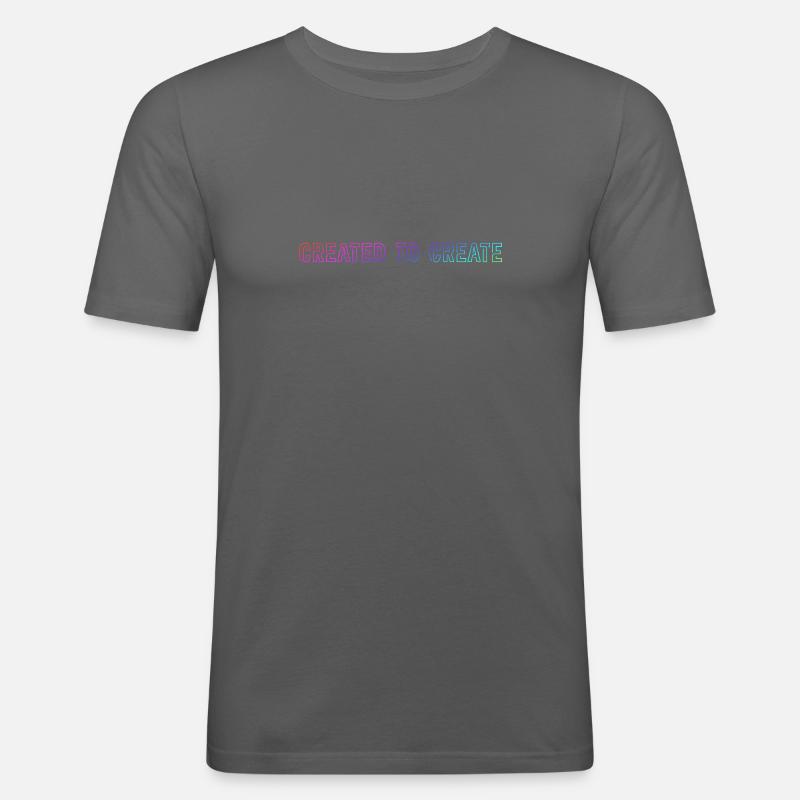 Maler Handwerker Beruf Spruch Geschenk - Männer Slim Fit T-Shirt - Graphite