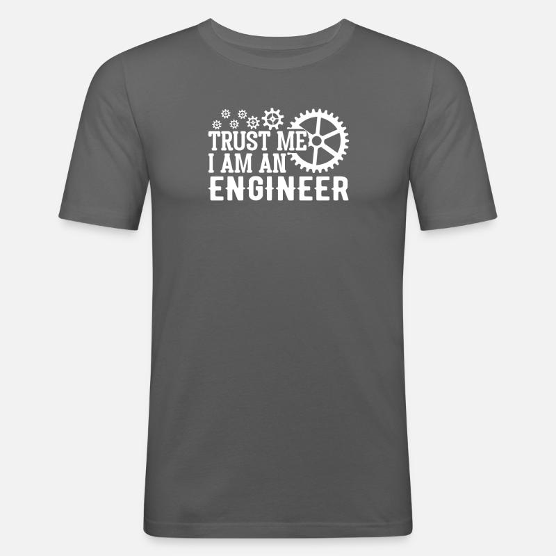 Mechanical Engineer Mechanical Engineer Profession - Men's Slim Fit T-Shirt - graphite grey