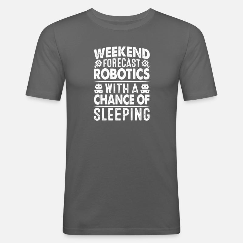 Robotprogrammør Automatiseringstekniker - Herre Slim Fit T-Shirt - grafitgrå