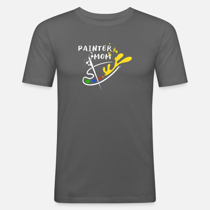 Maler Handwerker Beruf Spruch Geschenk - Männer Slim Fit T-Shirt - Graphite