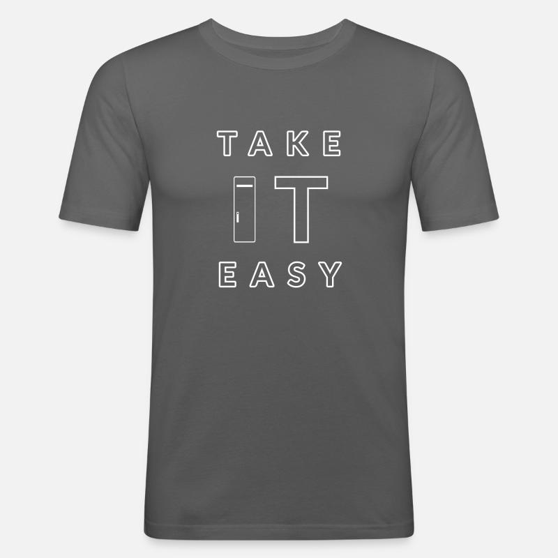 IT - Men's Slim Fit T-Shirt - graphite grey