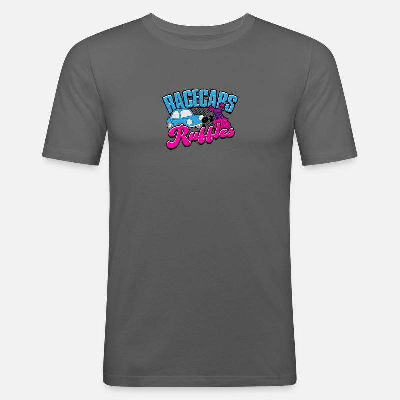 Rennwagen oder Rüschen - enthüllen - Männer Slim Fit T-Shirt - Graphite
