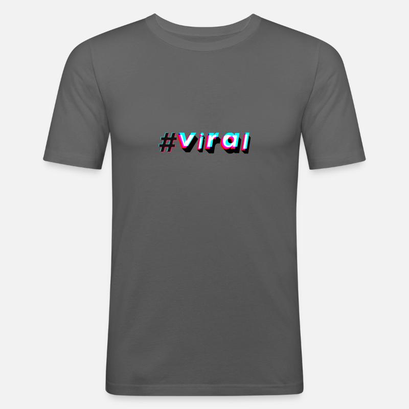 Viral - Men's Slim Fit T-Shirt - graphite grey