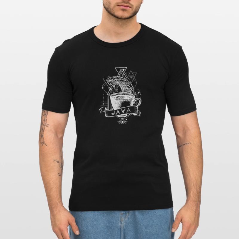 Langage de programmation Java T-shirt près du corps Homme