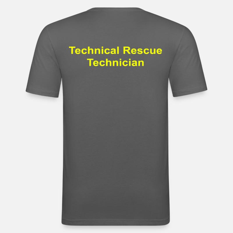 Technical Rescue Technician - Männer Slim Fit T-Shirt - Graphite