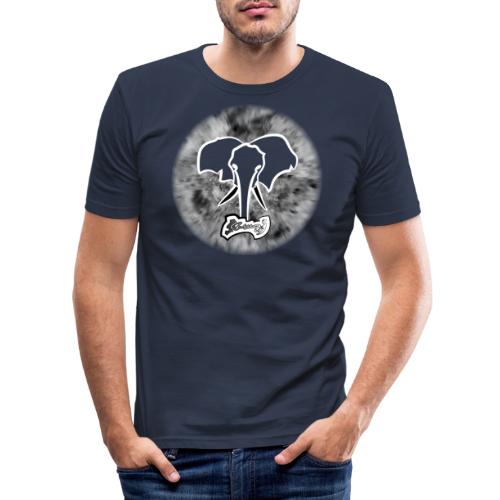 SEMAJ ⎢ ELEPHANT 03 ⎢ BW - T-shirt près du corps Homme