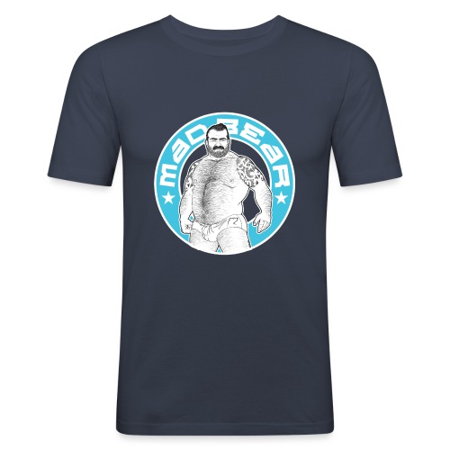Mad.bear T-shirt blue - Camiseta ajustada hombre