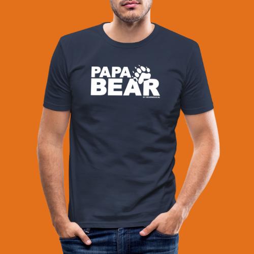 papa bear new - Men's Slim Fit T-Shirt