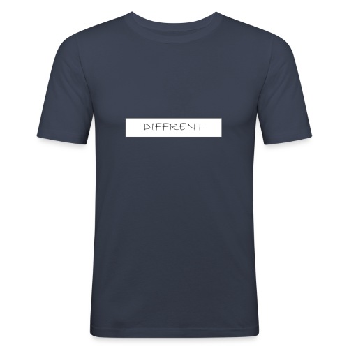 diffrent white logo - Slim Fit T-shirt herr