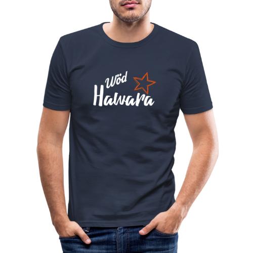 Vorschau: Wöd Hawara - Männer Slim Fit T-Shirt