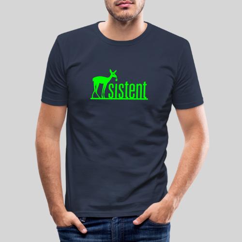 REHsistent - Männer Slim Fit T-Shirt