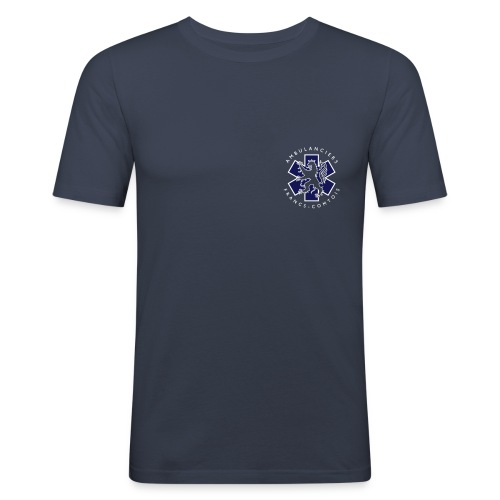 logo blue lion - T-shirt près du corps Homme