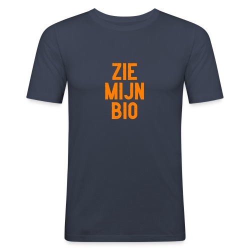 ZIE MIJN BIO - Mannen slim fit T-shirt