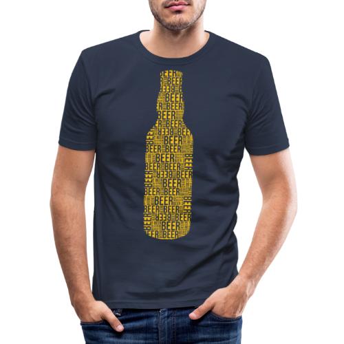 beer beer beer - Camiseta ajustada hombre